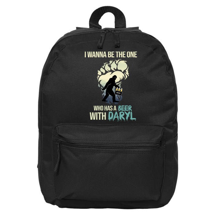 I Wanna Be The One Who Has A Beer With Daryl 16 in Basic Backpack