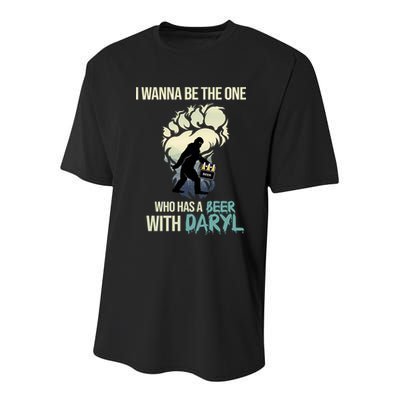 I Wanna Be The One Who Has A Beer With Daryl Youth Performance Sprint T-Shirt
