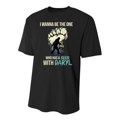 I Wanna Be The One Who Has A Beer With Daryl Youth Performance Sprint T-Shirt