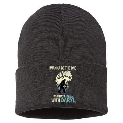 I Wanna Be The One Who Has A Beer With Daryl Sustainable Knit Beanie