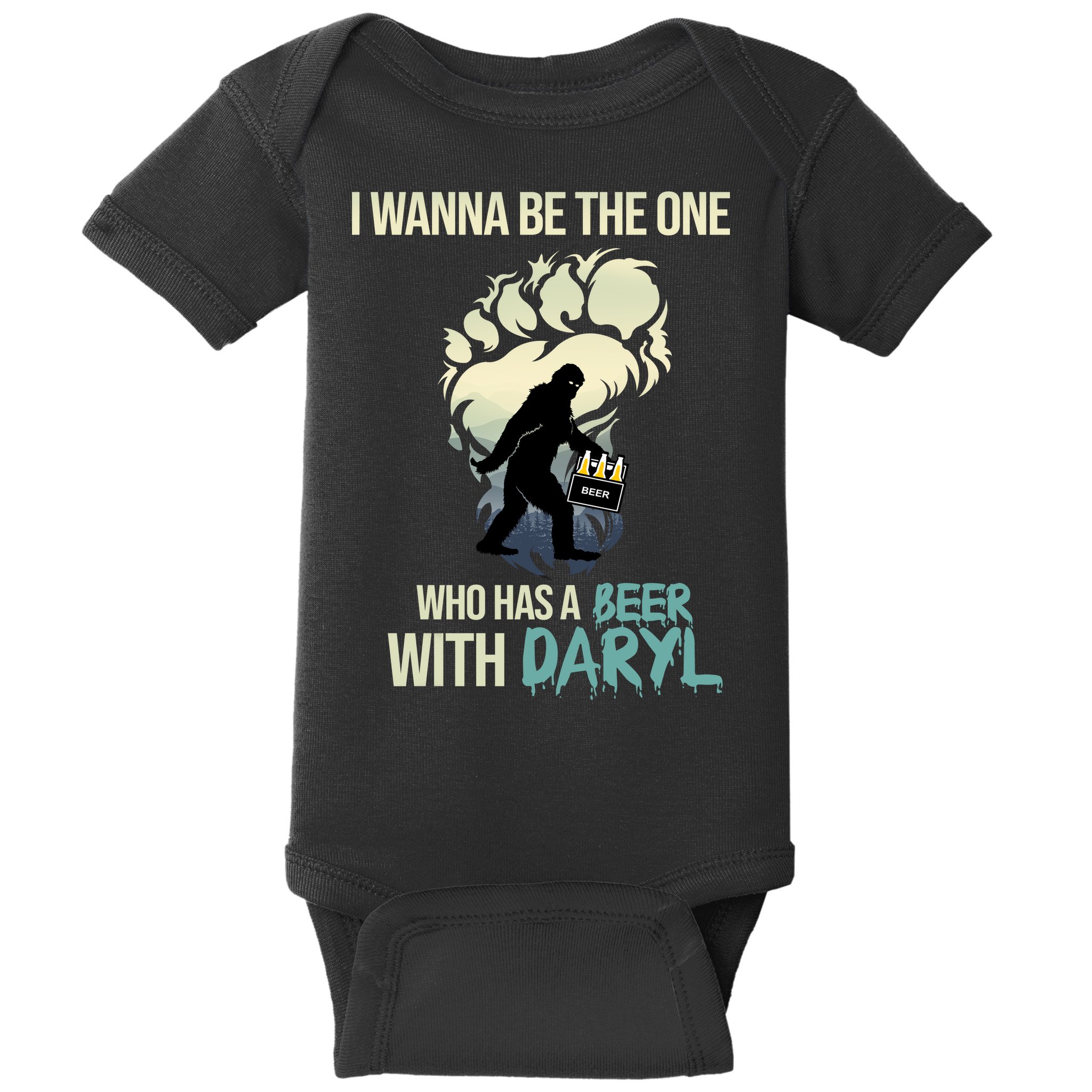 I Wanna Be The One Who Has A Beer With Daryl Baby Bodysuit