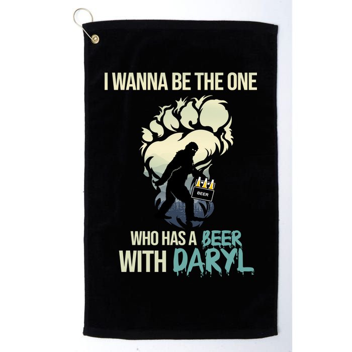 I Wanna Be The One Who Has A Beer With Daryl Golf Towel