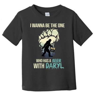 I Wanna Be The One Who Has A Beer With Daryl Toddler T-Shirt