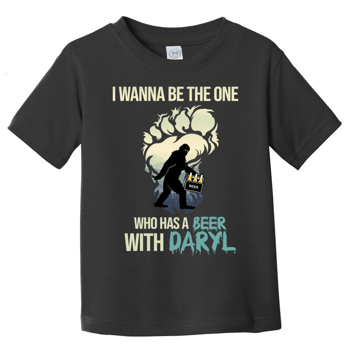 I Wanna Be The One Who Has A Beer With Daryl Toddler T-Shirt