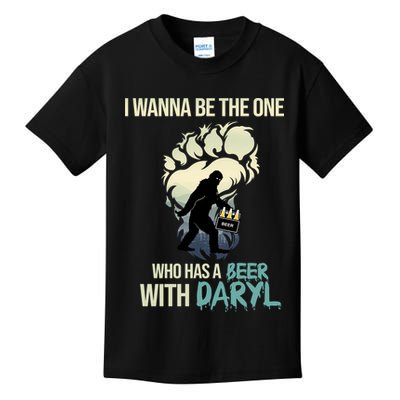 I Wanna Be The One Who Has A Beer With Daryl Kids T-Shirt