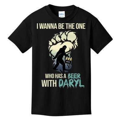 I Wanna Be The One Who Has A Beer With Daryl Kids T-Shirt