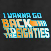 I Wanna Go Back To The 80s 7 Panel Mesh Trucker Snapback Hat