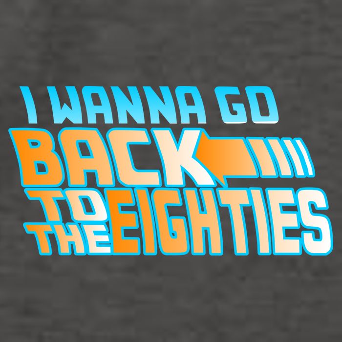 I Wanna Go Back To The 80s Vector Backpack