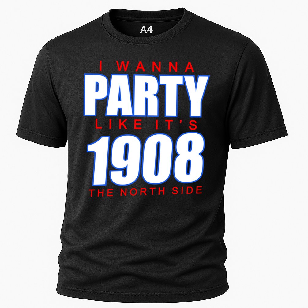 I Wanna Party Like It's 1908 The North Side Chicago Cooling Performance Crew T-Shirt