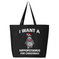 I Want A Hippopotamus For Christmas 25L Jumbo Tote