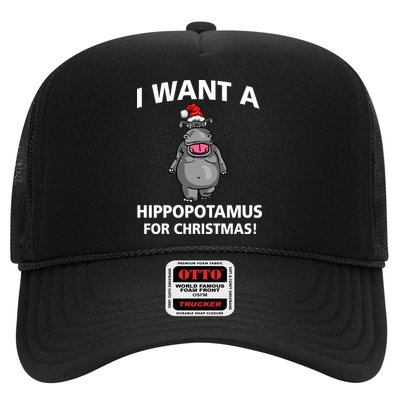 I Want A Hippopotamus For Christmas Trucker Hat