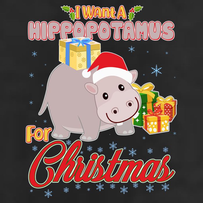 I Want A Hippopotamus for Christmas Classic Song Cool Comfort Performance Bucket Hat