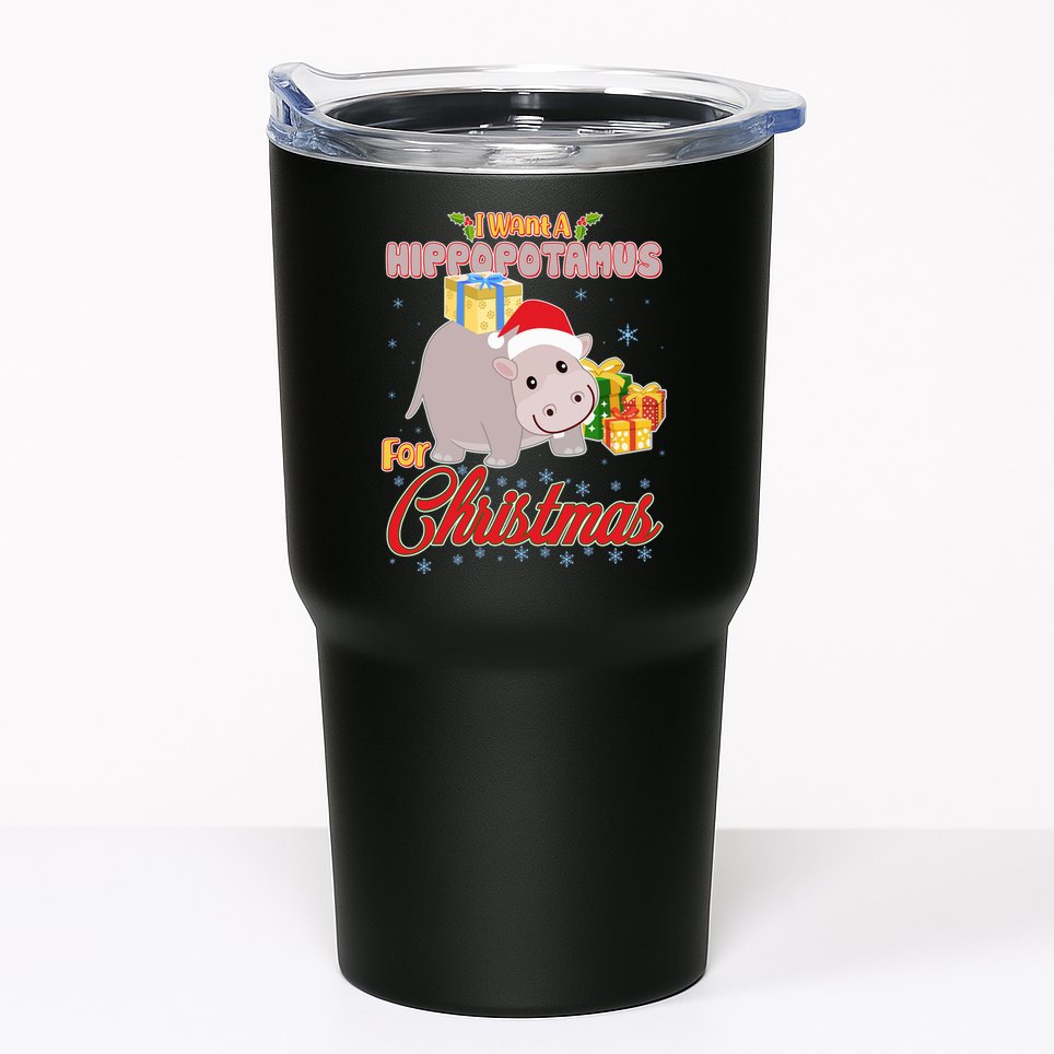 I Want A Hippopotamus for Christmas Classic Song Tumbler