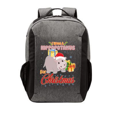 I Want A Hippopotamus for Christmas Classic Song Vector Backpack