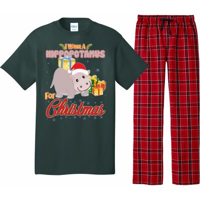 I Want A Hippopotamus for Christmas Classic Song Pajama Set