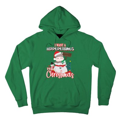 I Want A Hippopotamus For Christmas Ho Ho Ho Hoodie