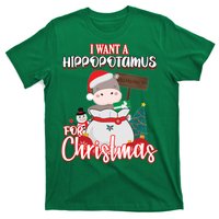 I Want A Hippopotamus For Christmas Ho Ho Ho T-Shirt