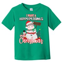 I Want A Hippopotamus For Christmas Ho Ho Ho Toddler T-Shirt