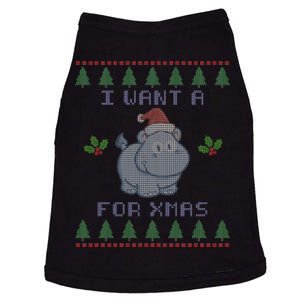 I Want A Hippopotamus For Christmas Ugly Doggie Tank