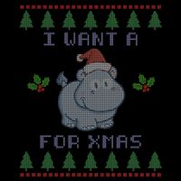 I Want A Hippopotamus For Christmas Ugly Wool Snapback Cap