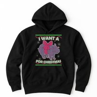 I Want A Hippopotamus Ugly Christmas Sweater Hoodie