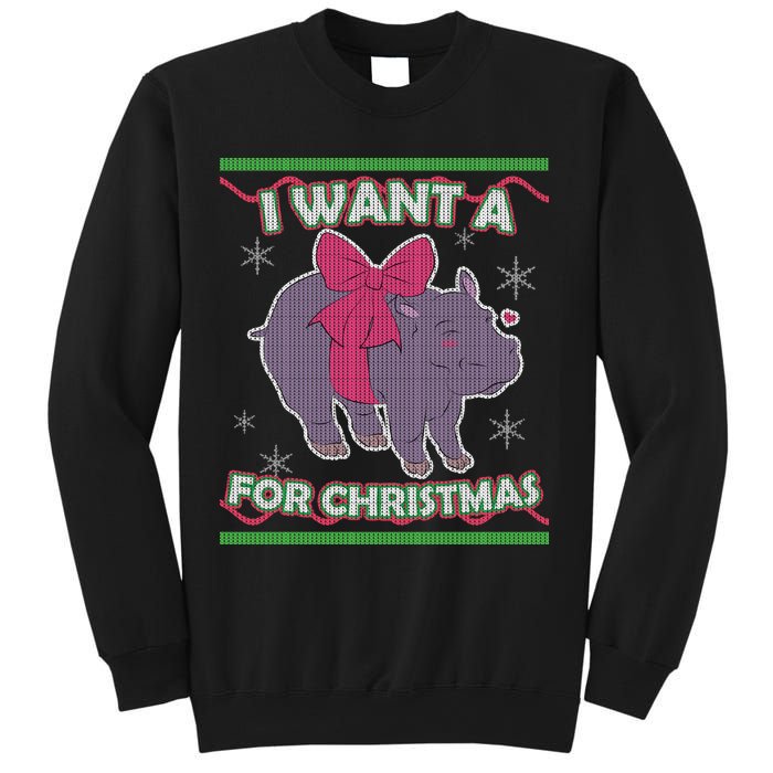 I Want A Hippopotamus Ugly Christmas Sweater Sweatshirt