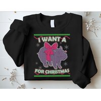 I Want A Hippopotamus Ugly Christmas Sweater Sweatshirt