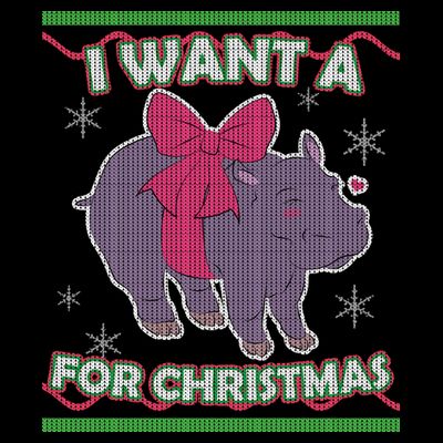 I Want A Hippopotamus Ugly Christmas Sweater T-Shirt