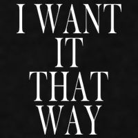 I Want It That Way Funny Music Band Song Ladies PosiCharge Tri-Blend Wicking Tank