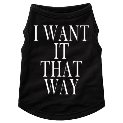 I Want It That Way Funny Music Band Song Doggie Tank