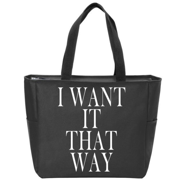 I Want It That Way Funny Music Band Song Zip Tote Bag