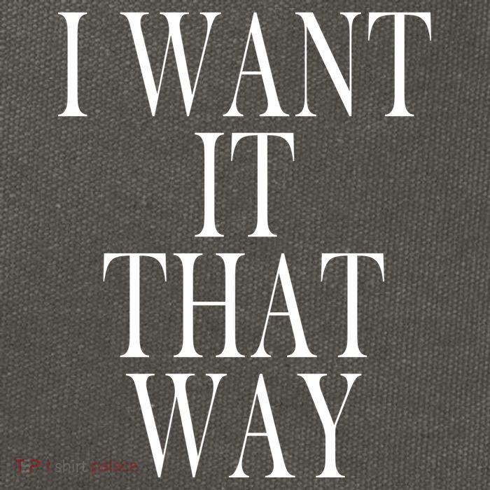 I Want It That Way Funny Music Band Song Cotton Canvas Backpack
