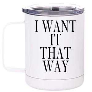 I Want It That Way Funny Music Band Song 12 oz Stainless Steel Tumbler Cup