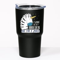 I Want To Be A Unicorn But I'm A Zebra Funny Tumbler