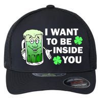 I Want To Be Inside You Beer Flexfit Unipanel Trucker Cap