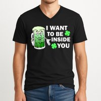 I Want To Be Inside You Beer V-Neck T-Shirt
