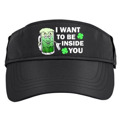 I Want To Be Inside You Beer Adult Drive Performance Visor