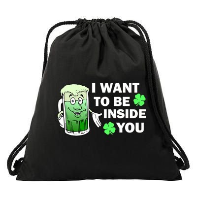 I Want To Be Inside You Beer Drawstring Bag