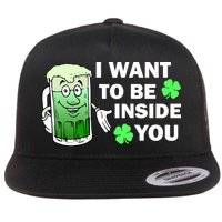 I Want To Be Inside You Beer Flat Bill Trucker Hat