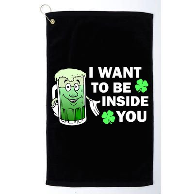 I Want To Be Inside You Beer Golf Towel