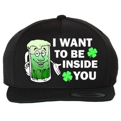 I Want To Be Inside You Beer Wool Snapback Cap
