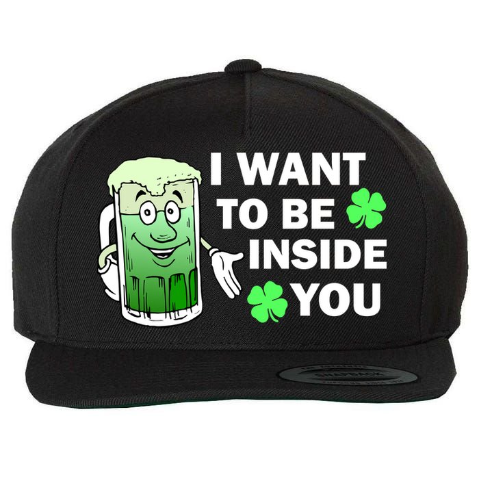 I Want To Be Inside You Beer Wool Snapback Cap