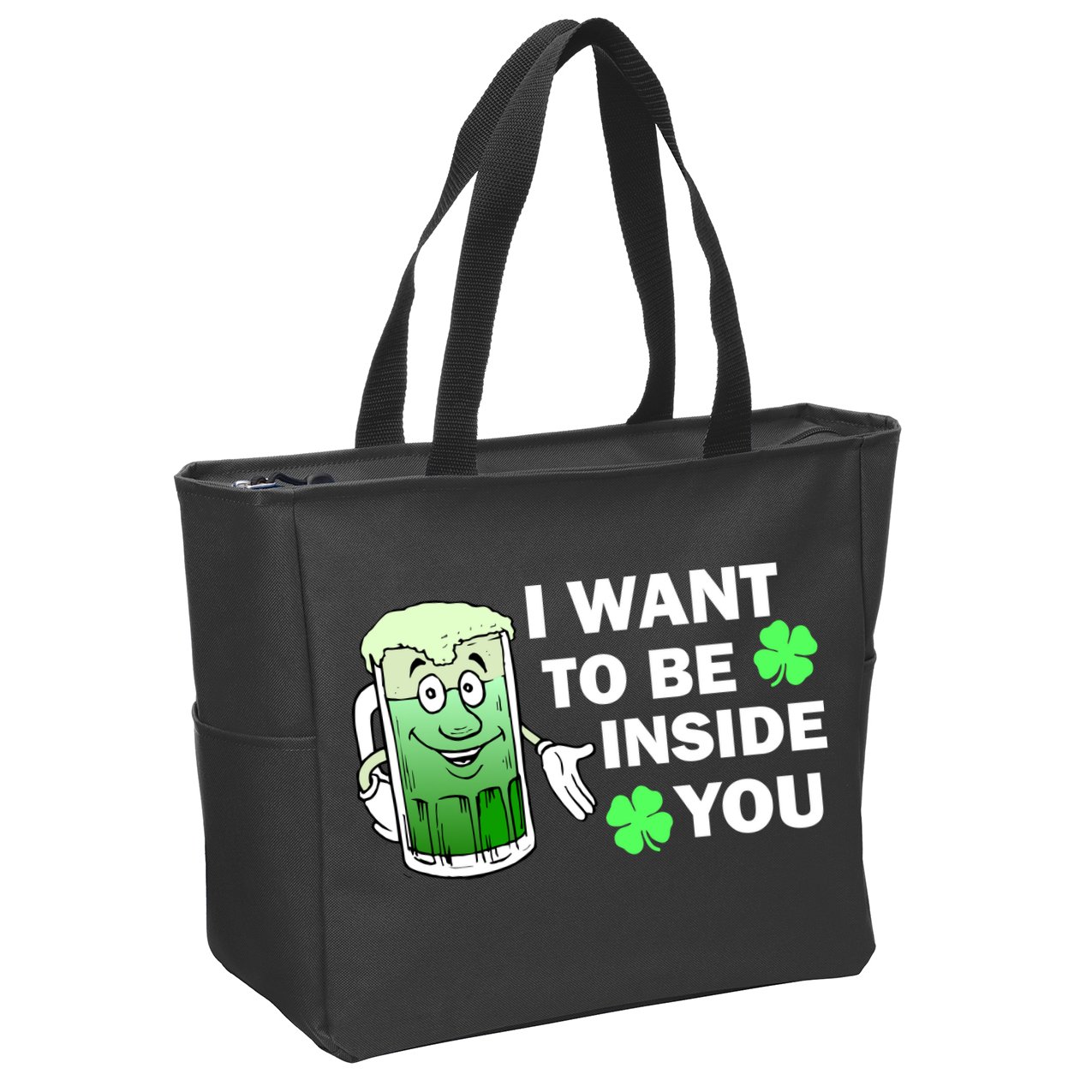 I Want To Be Inside You Beer Zip Tote Bag