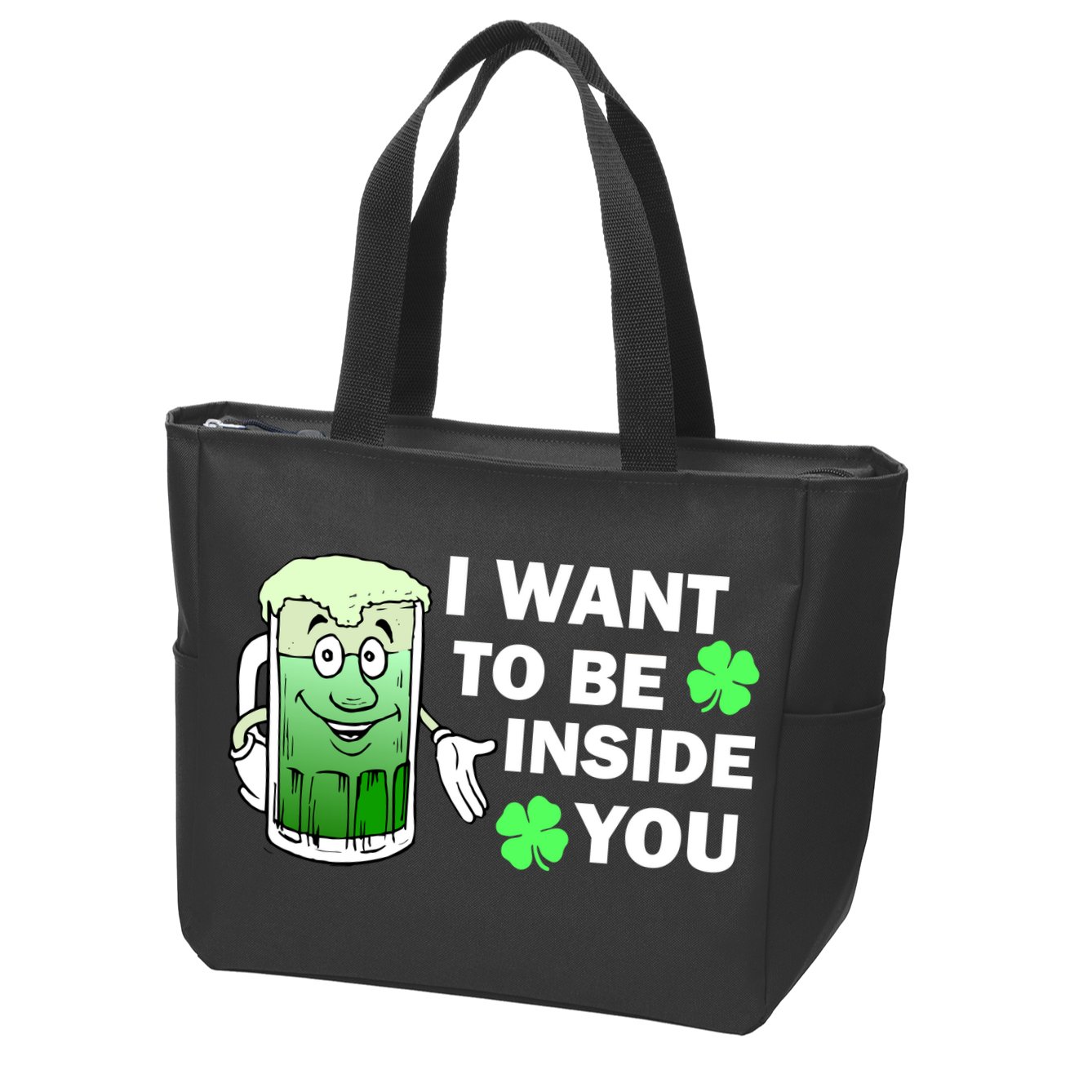 I Want To Be Inside You Beer Zip Tote Bag