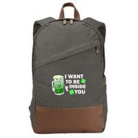 I Want To Be Inside You Beer Cotton Canvas Backpack