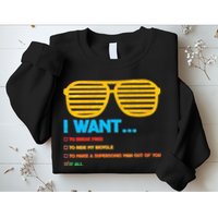 I Want To Break Free Ride Bicycle Want It All Sweatshirt