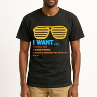 I Want To Break Free Ride Bicycle Want It All Tall T-Shirt