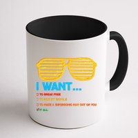 I Want To Break Free Ride Bicycle Want It All Mug