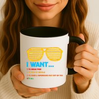 I Want To Break Free Ride Bicycle Want It All Mug