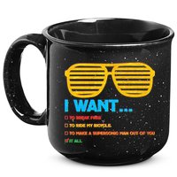 I Want To Break Free Ride Bicycle Want It All 15oz Campfire Ceramic Mug